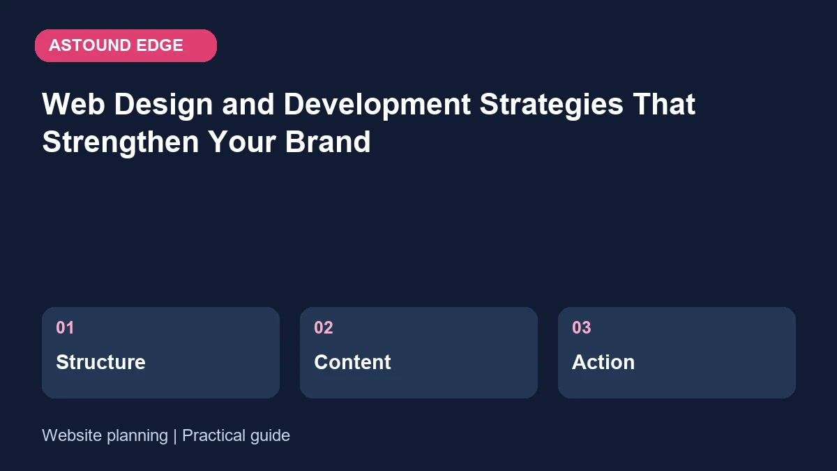 Website planning: Structure, Content, Action