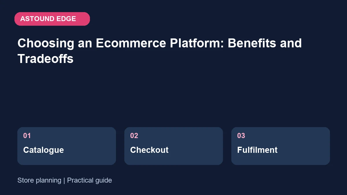 Store planning: Catalogue, Checkout, Fulfilment