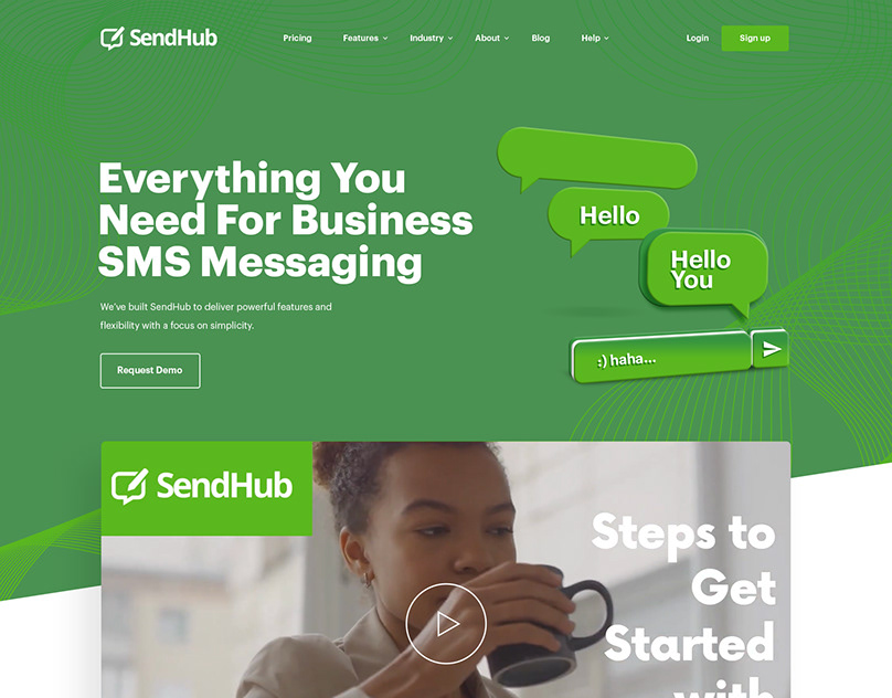 SendHub — Creative design
