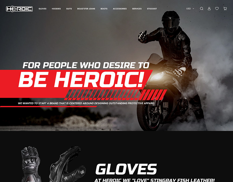 Heroic — Creative design