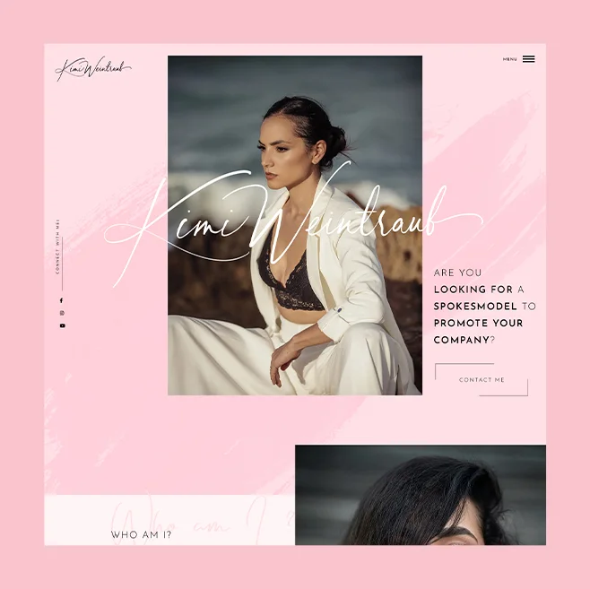 Kimi Weintraub portfolio design